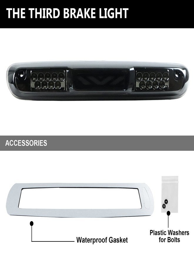 Tresound LED Third 3rd Brake Light for 2007-2013 Chevy Silverado GMC Sierra 1500 2500 3500 HD Classic, Rear Cargo Lamp High Mount Stop light - Image 3
